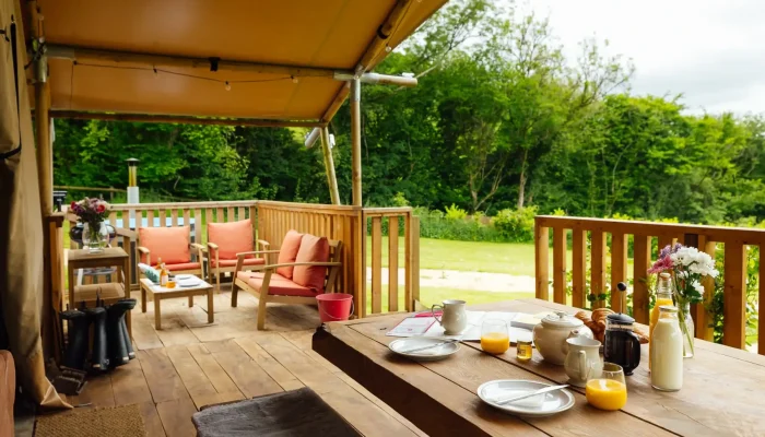 Spend evenings with your own private outdoor area